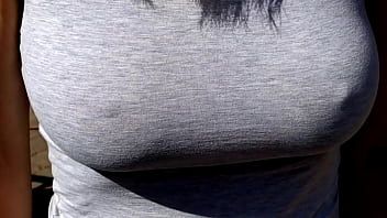 再生 巨乳おっぱいドロップ素人シースルー