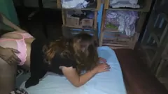 চালান কালো মিনি পোষাক মধ্যে অপেশাদার MILF Fucked Doggystyle